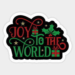 Joy To The World Sticker